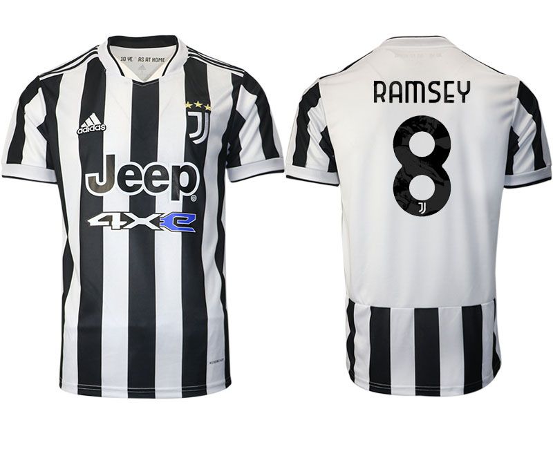 Men 2021-2022 Club Juventus home aaa version white #8 Adidas Soccer Jersey->juventus jersey->Soccer Club Jersey